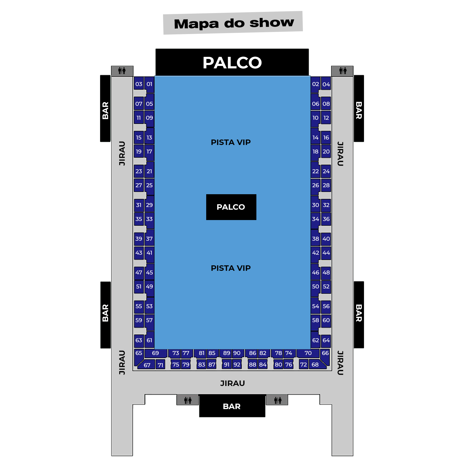 Mapa do Evento