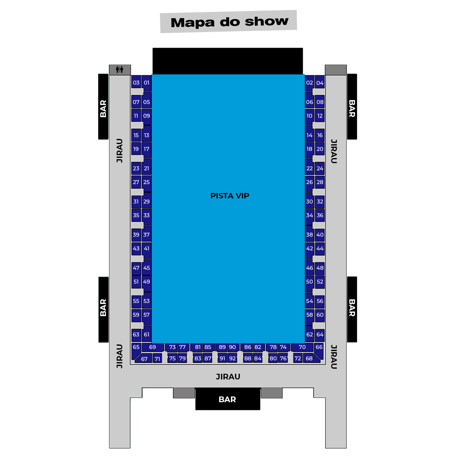 Mapa do Evento