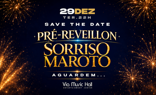 Arte de abertura de vendas - Sorriso Maroto - Pré-Réveillon