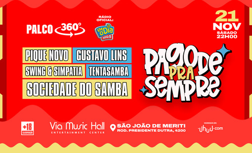 Arte de abertura de vendas - Pagode pra Sempre