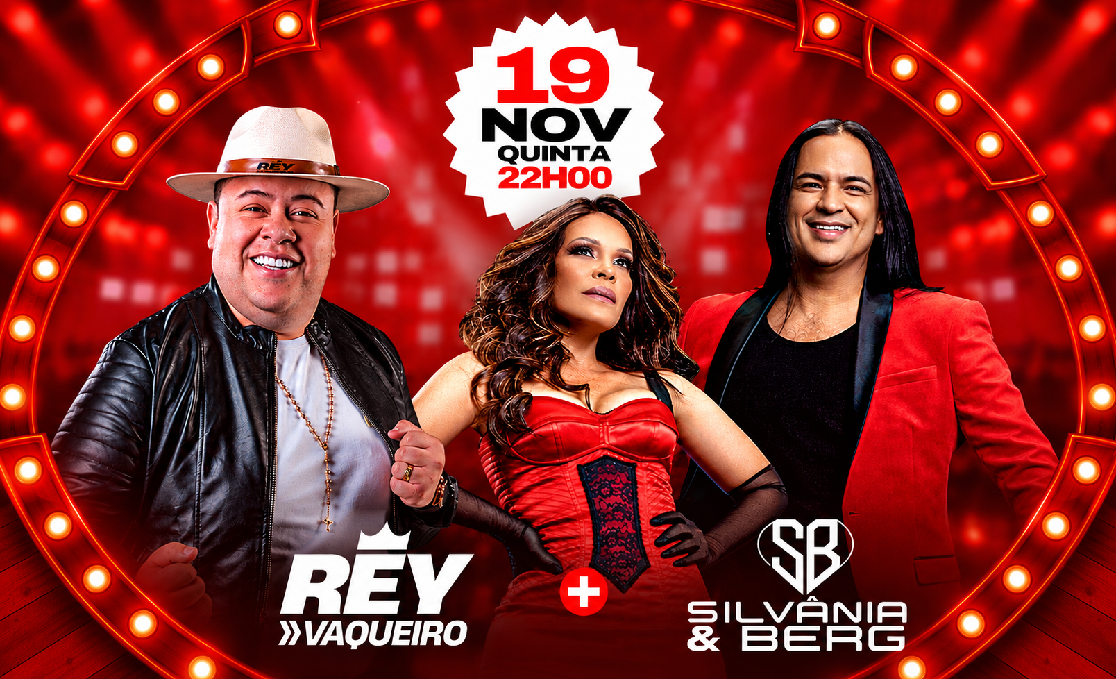 Arte de abertura de vendas - Rey Vaqueiro + Silvania e Berg